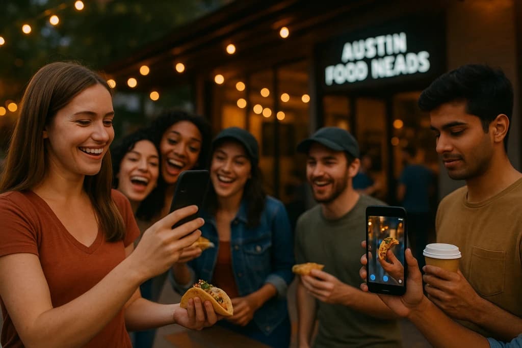 Content creation for restaurants